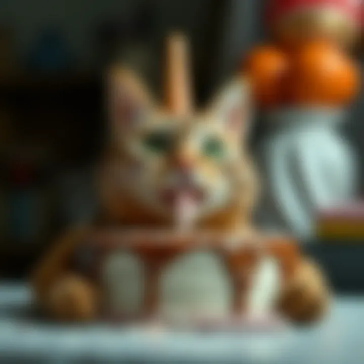 Magnificent Crafting a Unique Cat Birthday Cake with Wet Food