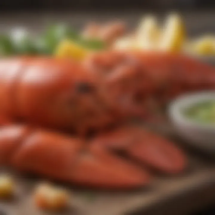 Nutritional breakdown of lobster