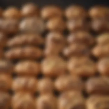 A variety of bread loaves on display at Aldi