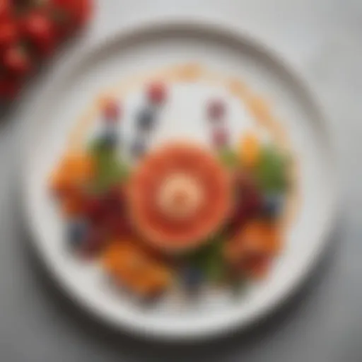 A beautifully arranged plate featuring Amanda Skimmers with vibrant garnishes