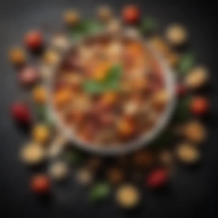 Close-up of unique ingredients used in Amanda Skimmers dishes