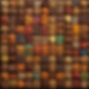 A colorful assortment of gourmet snacks from various brands available on Amazon, showcasing unique packaging and enticing flavors.