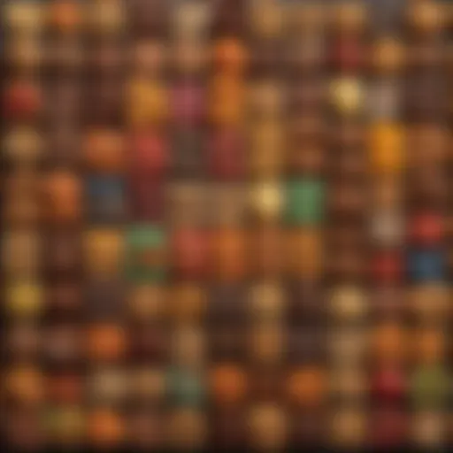 A colorful assortment of gourmet snacks from various brands available on Amazon, showcasing unique packaging and enticing flavors.