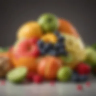 Embracing Freshness in Diet Fresh fruits representing healthy eating