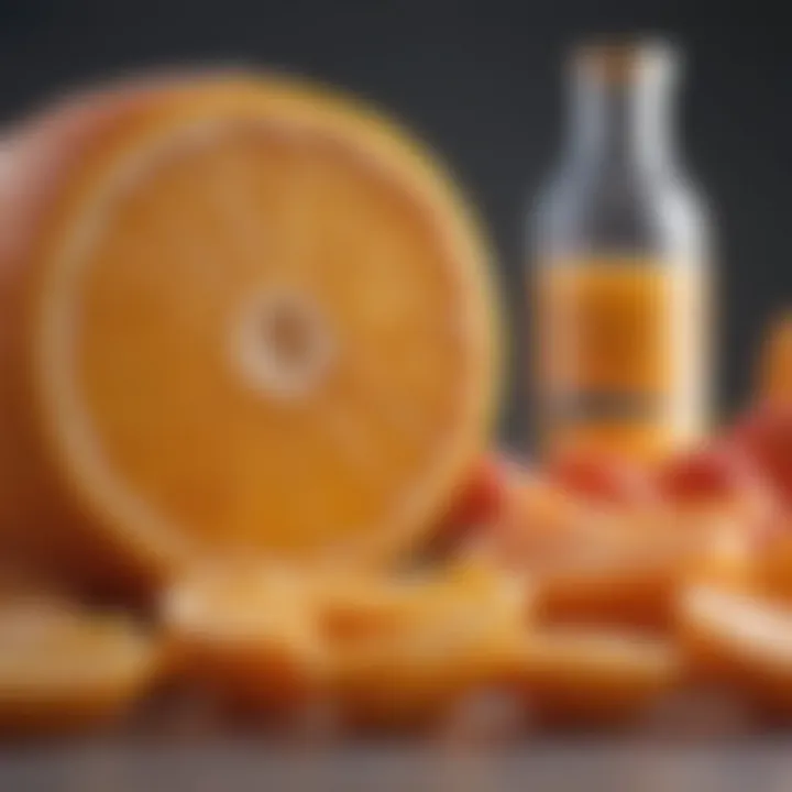 A scientific study reference showcasing vitamin C dosage recommendations