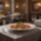 Elegant dining setup at Athena Restaurant
