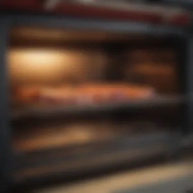 Optimal Oven Settings for Bacon An oven set to the ideal temperature for baking bacon