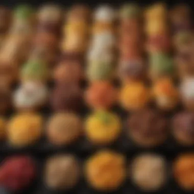 Regional Specialties: A Culinary Journey A colorful array of ballpark snacks showcasing regional specialties
