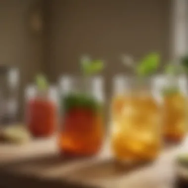 Eco-friendly mason jars promoting sustainable drinking