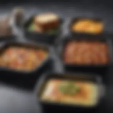 Various dishes that can be made with the Breville Toaster Pan.