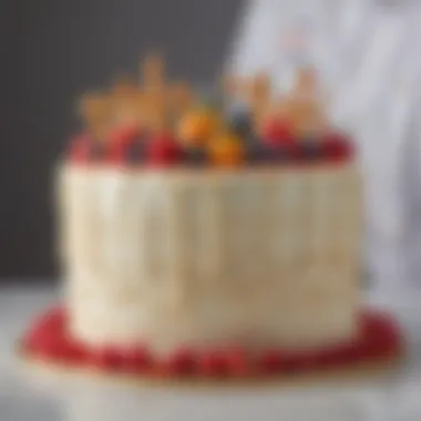 Signature Cake Design at Buddy Valastro's Bakery A beautifully decorated cake showcasing Buddy Valastro's signature style