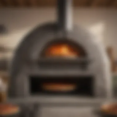 Blueprint of a pizza oven design