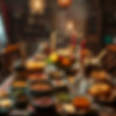 The Heart of Nowruz: The Haft-Seen Table A vibrant Haft-Seen table beautifully adorned with traditional items