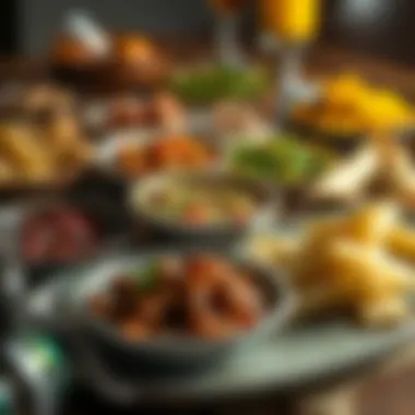 Culinary Delights: Traditional Persian Dishes A colorful spread of traditional Persian dishes for Nowruz