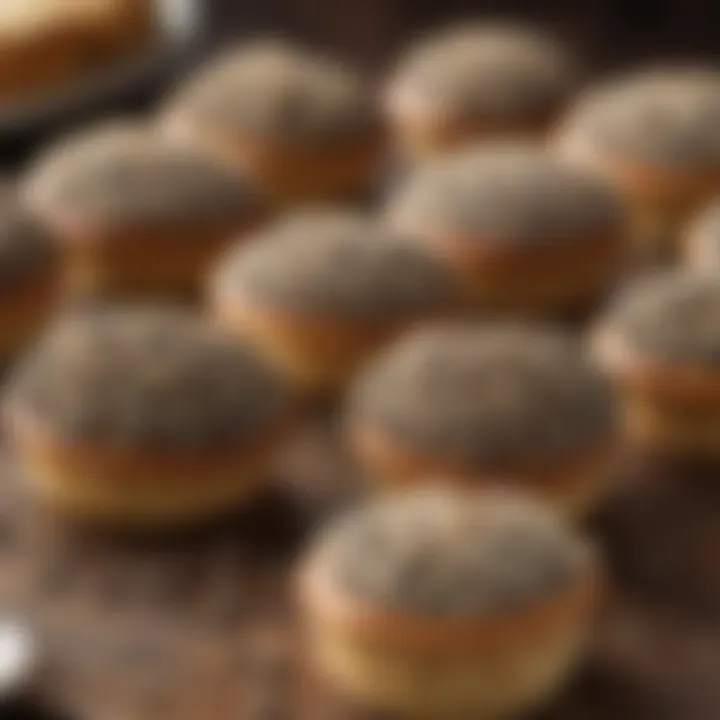 An assortment of baked goods featuring chia seeds