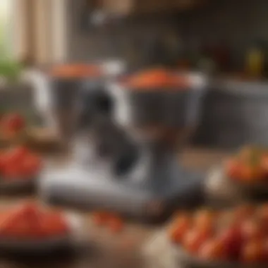 Comparison of Top Electric Food Mills Comparison chart of electric food mills for tomatoes