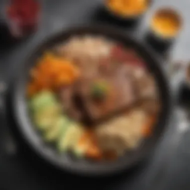 Balanced Pre-Workout Meal Visual representation of balanced pre-workout plate