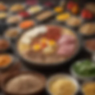 Diverse Protein Sources Variety of protein sources beneficial for workouts