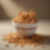 A vibrant bowl of Cinnamon Toast Crunch cereal