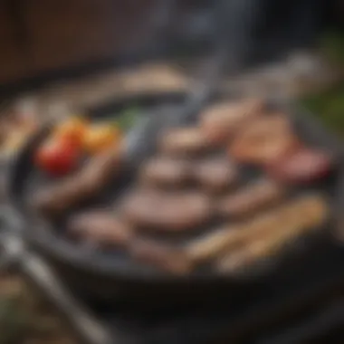 Essential Tools for Grill Maintenance Grill cleaning tools arranged neatly