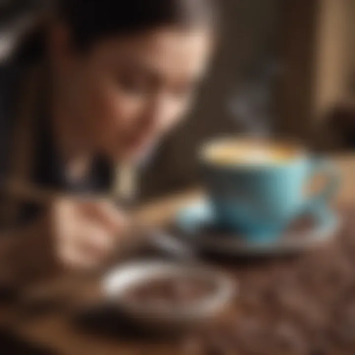 Artisan coffee roaster showcasing ethical sourcing practices