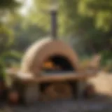 Elegant outdoor wood oven showcasing craftsmanship