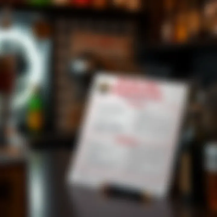 Understanding Home Bar Regulations Legal documents related to home bar operations and permits