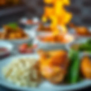 Diverse Chicken Dishes An array of diverse chicken dishes beautifully plated