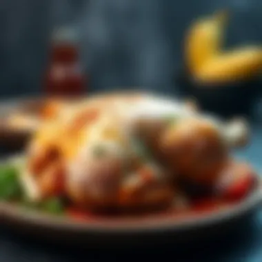 Marinated Chicken Raw chicken marinated in a variety of sauces and spices