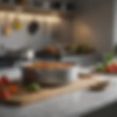 Choosing the Right Material for Cookware A selection of durable cookware materials on display