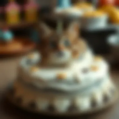 Crafting a Unique Cat Birthday Cake with Wet Food Summary