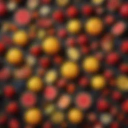 A vibrant assortment of fruits for infusion