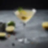 A beautifully crafted Irish Martini garnished with a twist of lemon.