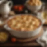 A historical representation of cream of chicken casserole