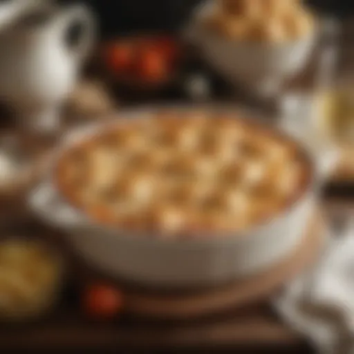 A historical representation of cream of chicken casserole
