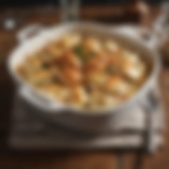 A variety of cream of chicken casserole variations
