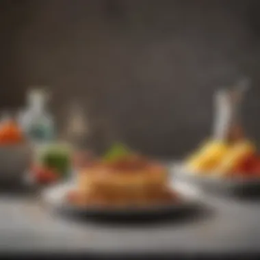 Food Stylist Showcase A vibrant food stylist showcasing the final dish