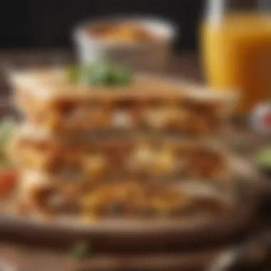 Cheesy Quesadilla Delight Delicious rotisserie chicken quesadilla with melting cheese