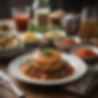 Traditional Norfolk Cuisine A beautifully plated traditional Norfolk dish showcasing local ingredients.