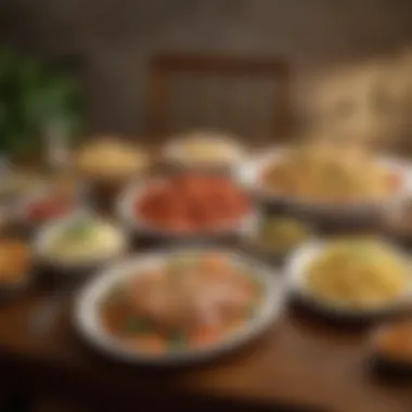 Promotional Deals at Olive Garden A selection of Olive Garden's promotional deals displayed on a table