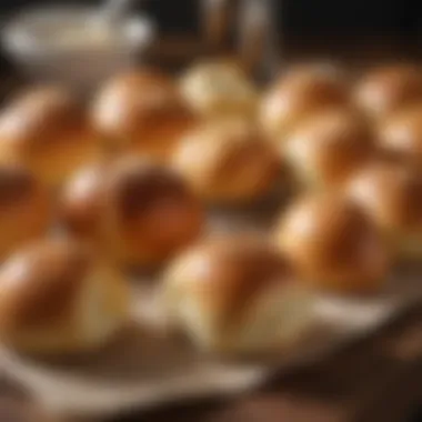 Dinner rolls paired with an elegant meal setting