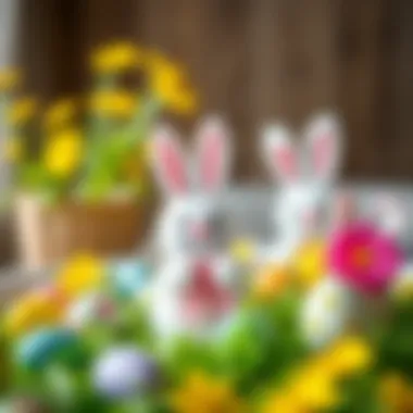 Creative DIY Easter decorations and crafts displayed