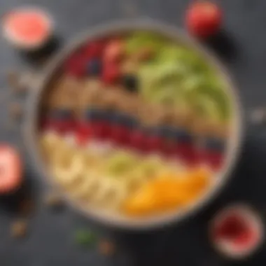 Refreshing Smoothie Bowl for Midday Boost Smoothie bowl topped with fruits and seeds