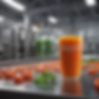 Eco-Friendly Manufacturing Process Illustration of eco-friendly manufacturing process