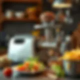 A high-quality electric meat grinder showcasing its sleek design and robust features