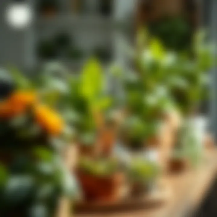 Enhancing Air Quality with Houseplants Fresh houseplants improving indoor air quality