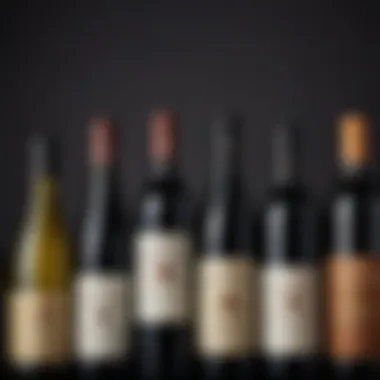 Diverse Wine Selection A selection of wine bottles showcasing variety.