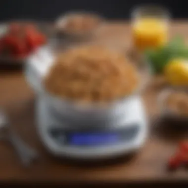 A selection of analog and digital food scales showcasing design diversity