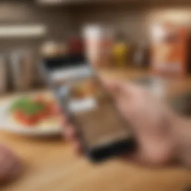 Leveraging Technology for Delivery Efficiency Smartphone app showing delivery tracking