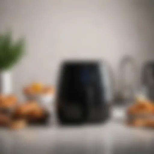 Modern air fryer with sleek design